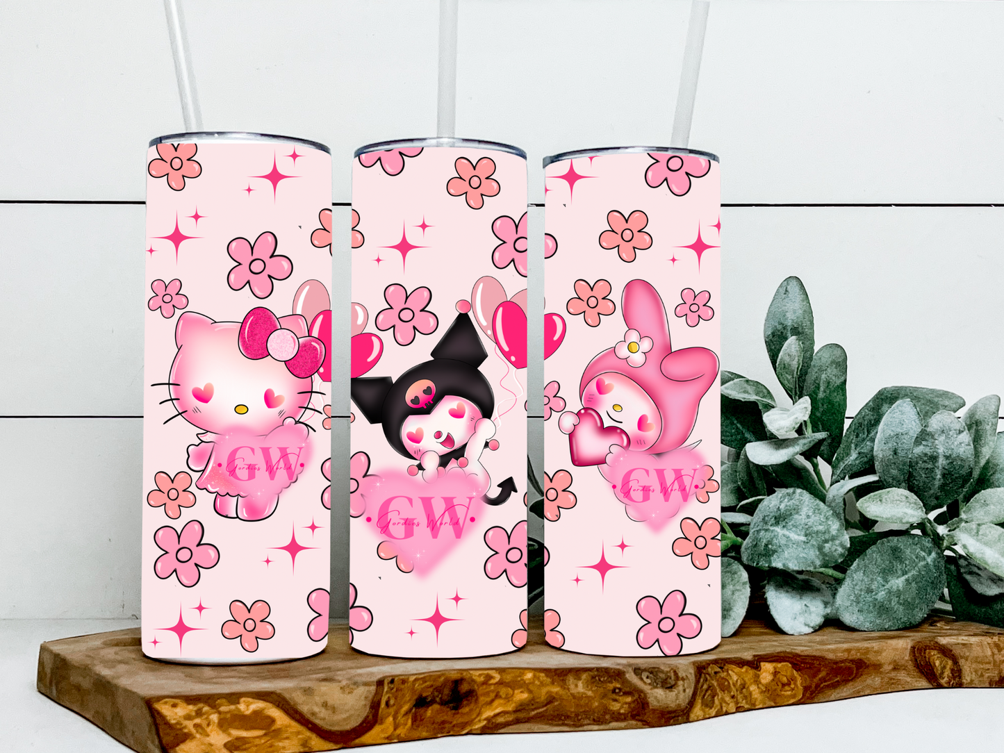 3 Pinky Besties Tumbler