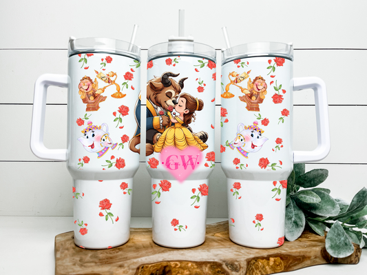 Rose Couple 40oz Tumbler