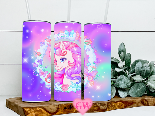 Flor Unicorn Tumbler