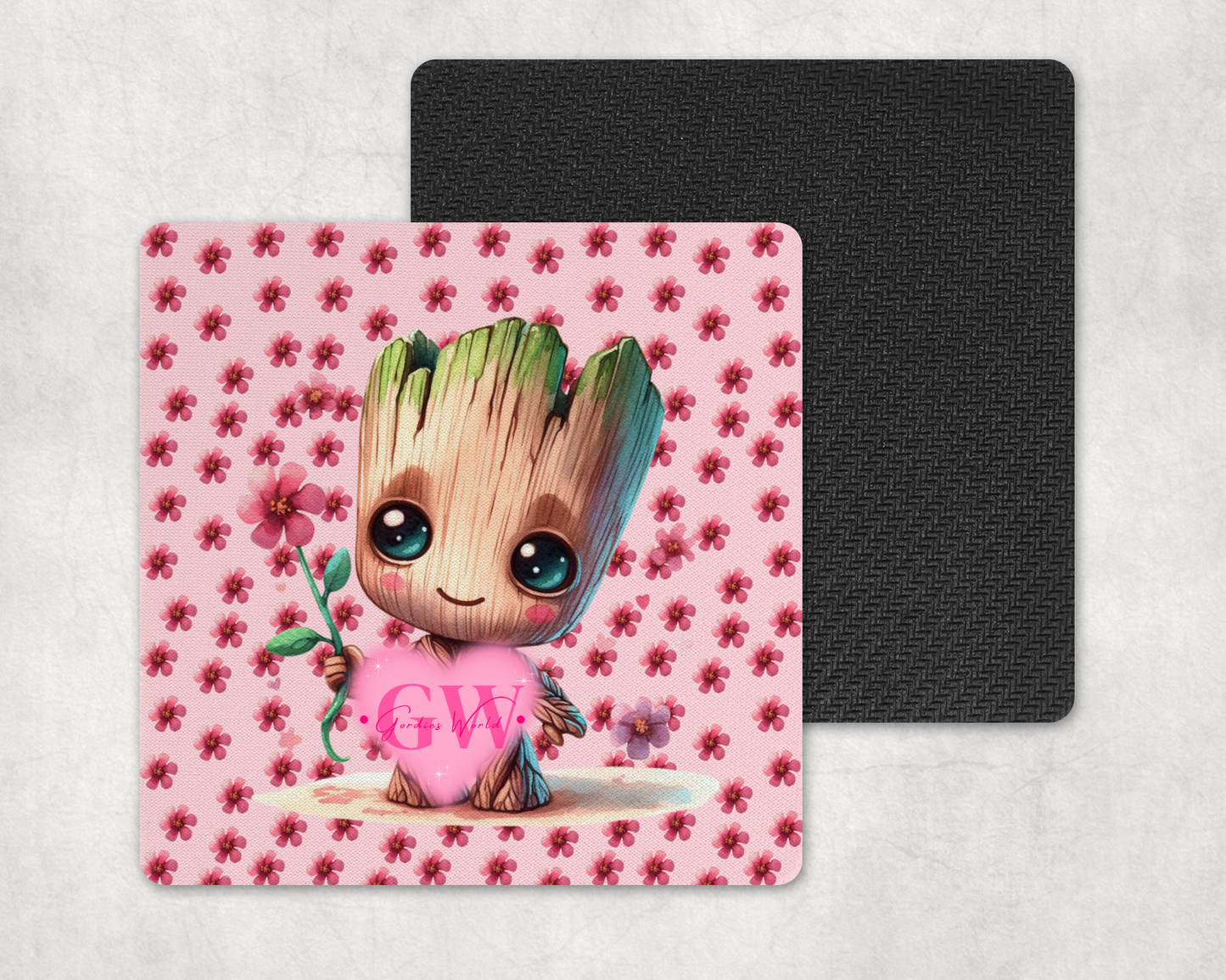 Flor Pink Grooty Cup Coaster