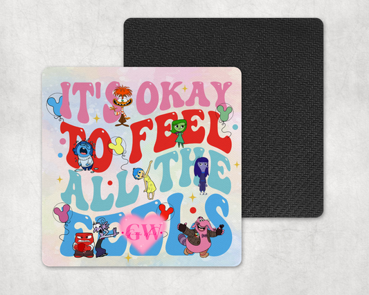 It's Okay Cup Coaster