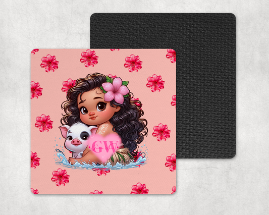 Ocean Girl Cup Coaster