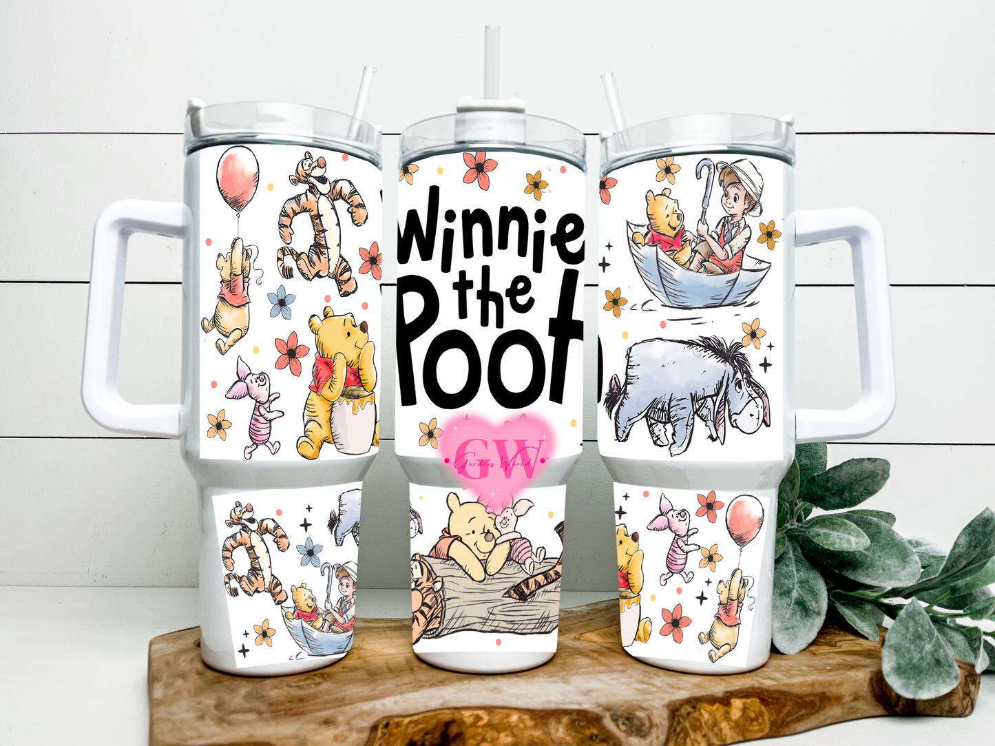 Poohy & Friends 40oz Tumbler