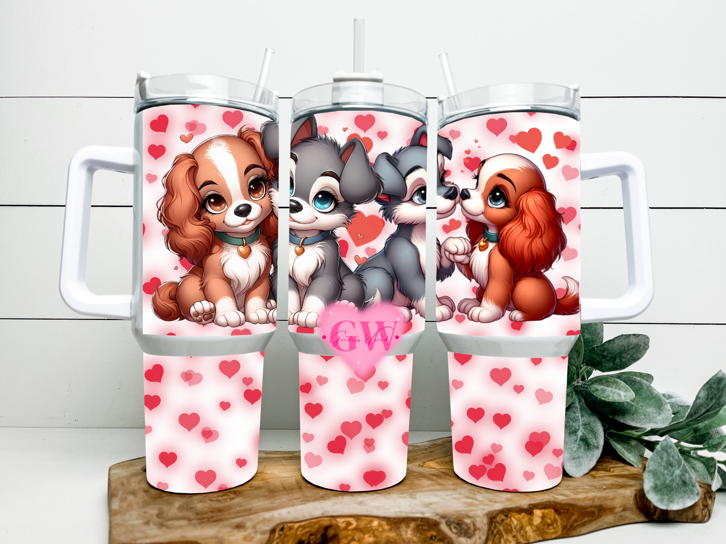 Puppy Lovers 40oz Tumbler