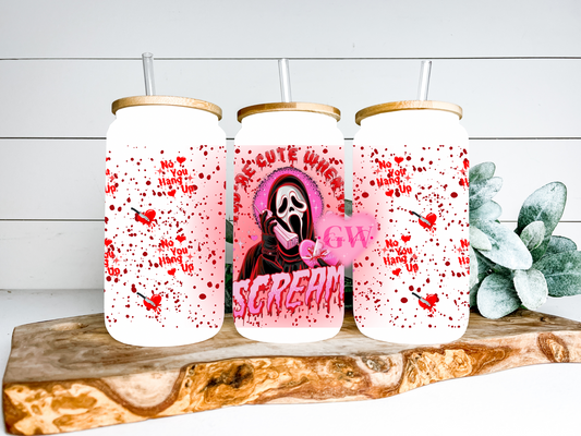 Scream Baby White Cup