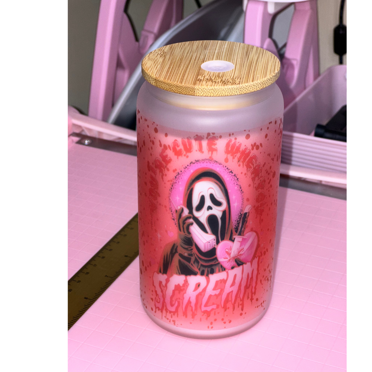 Scream Baby Frosted Cup (read description)