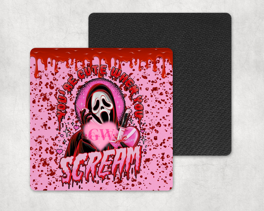 Scream Baby Cup Coaster