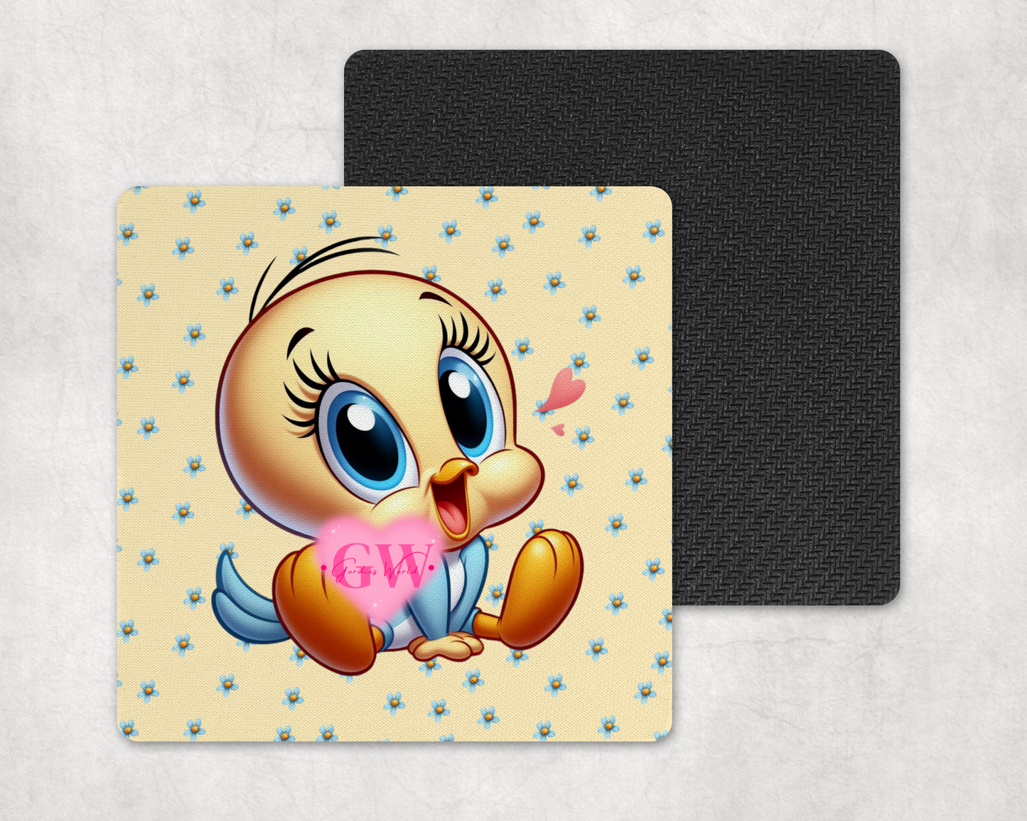 Spring Birdy Cup Coaster